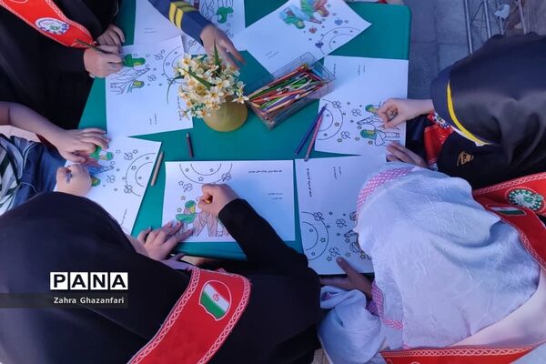 موکب فداییان ولایت سازمان دانش‌آموزی استان  فارس در روز عید غدیر خم