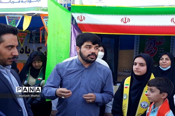 موکب فداییان ولایت سازمان دانش‌آموزی استان  فارس در روز عید غدیر خم