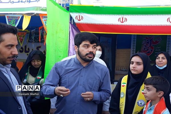 موکب فداییان ولایت سازمان دانش‌آموزی استان  فارس در روز عید غدیر خم