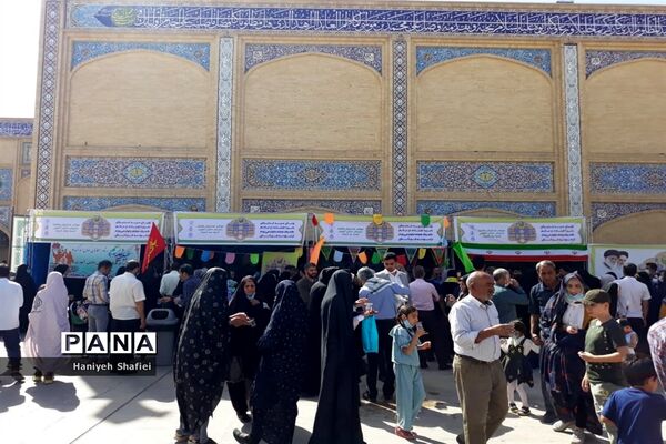 موکب فداییان ولایت سازمان دانش‌آموزی استان  فارس در روز عید غدیر خم