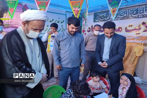 موکب فداییان ولایت سازمان دانش‌آموزی استان  فارس در روز عید غدیر خم