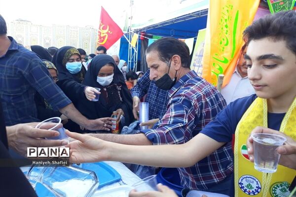 موکب فداییان ولایت سازمان دانش‌آموزی استان  فارس در روز عید غدیر خم
