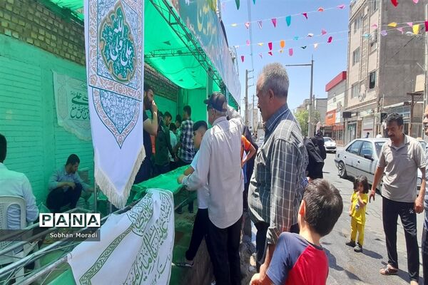 پخش 2500 غذا به مهمانان حضرت علی (ع) در شهرستان قرچک