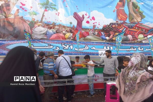 ایستگاه صلواتی عید غدیرخم در اسلامشهر