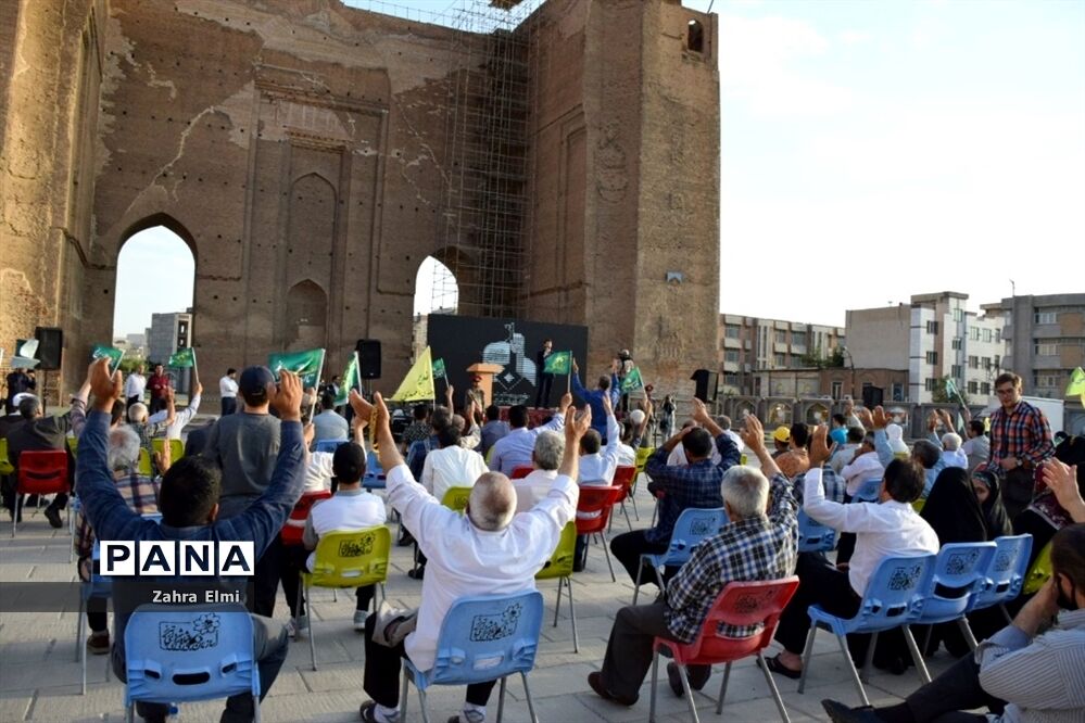 اجتماع بزرگ غدیریون تبریز در سنگ فرش مصلی
