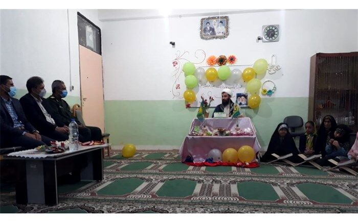 جشن عید امامت و ولایت در کنار دانش‌آموزان قرآنی شهرستان ابوموسی