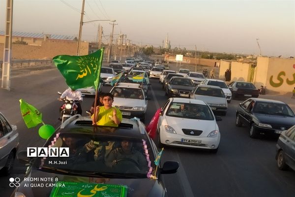 کاروان خودرویی عید غدیر در قم-2