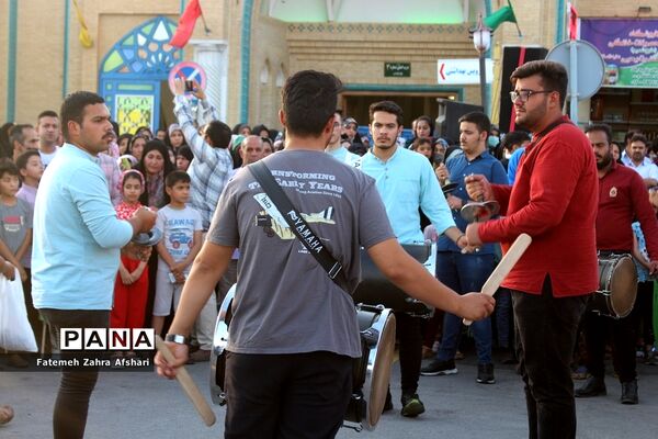 کاروان شادی و جشن پیاده‌روی غدیر تا ظهور در سمنان