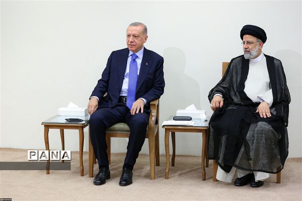 دیدار رئیس جمهوری ترکیه با رهبر معظم انقلاب