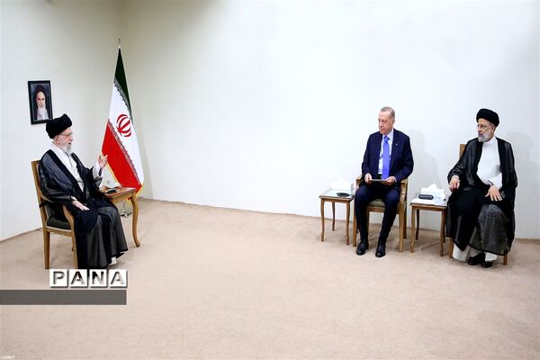 دیدار رئیس جمهوری ترکیه با رهبر معظم انقلاب