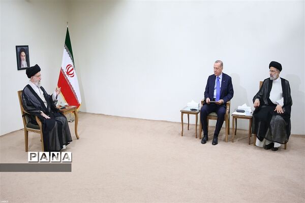 دیدار رئیس جمهوری ترکیه با رهبر معظم انقلاب