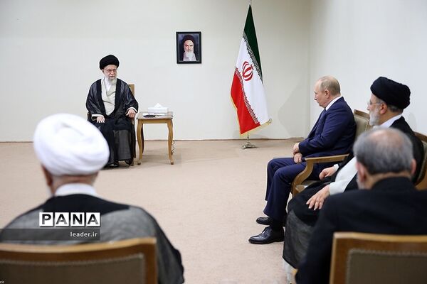 دیدار رئیس‌جمهوری روسیه با رهبر انقلاب اسلامی