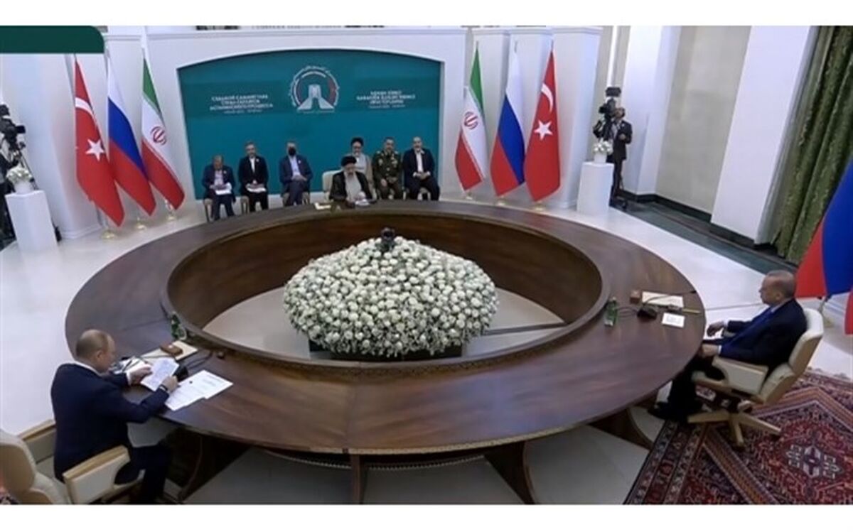 آغاز هفتمین اجلاس سران کشورهای ضامن روند آستانه با حضور رؤسای جمهور ایران، روسیه و ترکیه