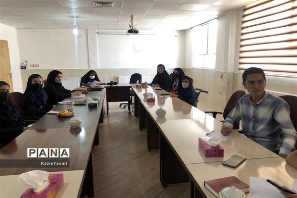 اولین نشست هیات رئیسه مجلس دانش‌آموزی خراسان شمالی