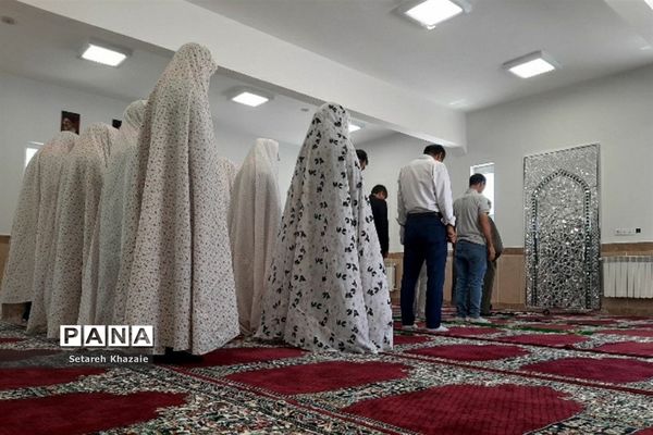 افتتاح نمازخانه دبیرستان یاس