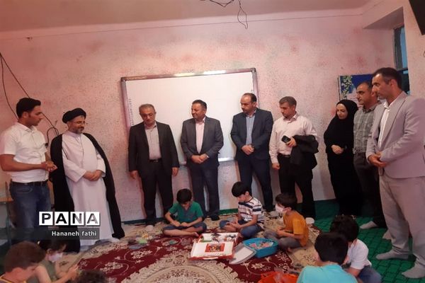 بازدید از کانون رضوان و استخر کاسپین شهرستان محمودآباد