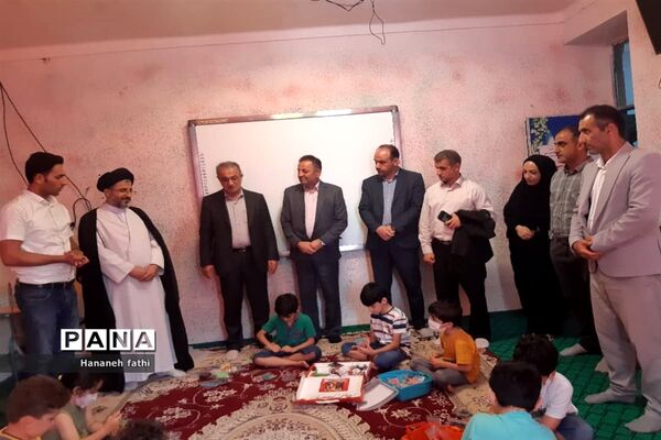 بازدید از کانون رضوان و استخر کاسپین شهرستان محمودآباد