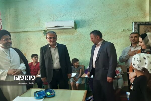 بازدید از کانون رضوان و استخر کاسپین شهرستان محمودآباد