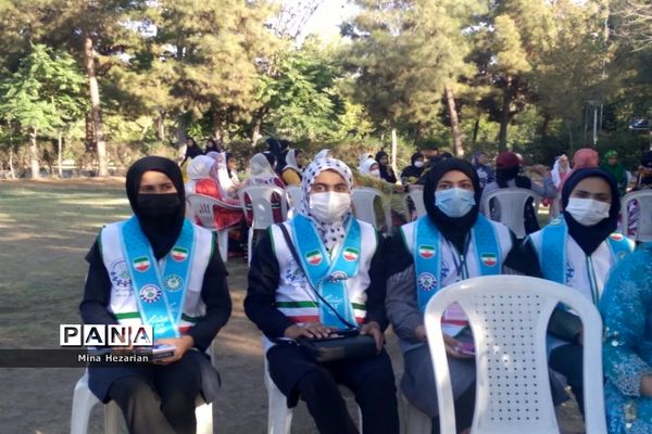 حضور دانش‌آموزان دختر عشایر خوزستان در اردوی دانش‌آموزان عشایر کشور