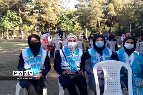 حضور دانش‌آموزان دختر عشایر خوزستان در اردوی دانش‌آموزان عشایر کشور