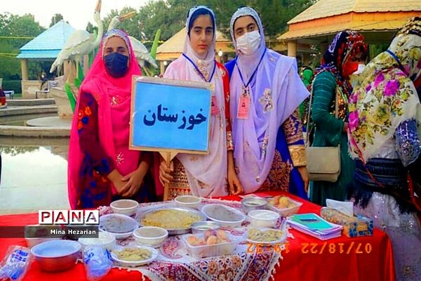 حضور دانش‌آموزان دختر عشایر خوزستان در اردوی دانش‌آموزان عشایر کشور