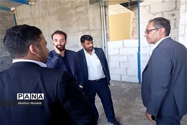 بازدید از پروژه‌های نیم تمام مشارکتی آموزش و پرورش کاشمر