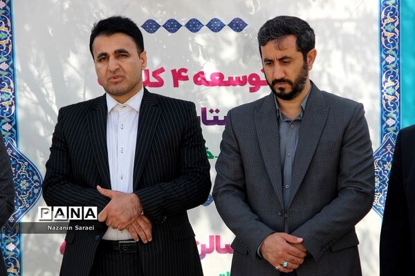 آیین خشت‌گذاری واحد آموزشی و  پروژه‌های ورزشی شهرستان اسلامشهر