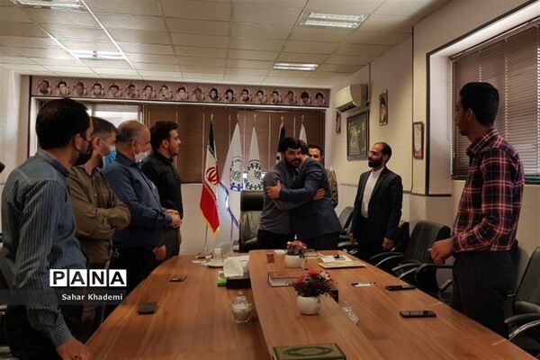 تکریم و معارفه سرپرست معاونت اداری مالی سازمان دانش‌آموزی فارس