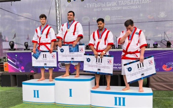 کسب مدال برنز ایران در مسابقات کشتی قزاق کورسی