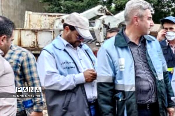 بازدید میدانی مسئولان شهرستان دماوند از روستاهای سیل‌زده رودهن