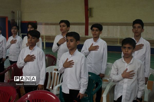 آیین بهره‌برداری از زمین ساحلی آموزشگاه محمدی کاشانی قم