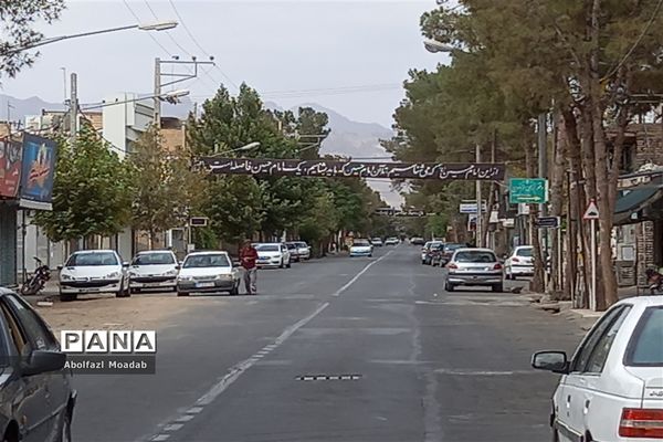 سیاه‌پوش شدن خیابان‌های خلیل‌آباد در ماه محرم