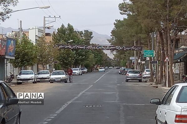 سیاه‌پوش شدن خیابان‌های خلیل‌آباد در ماه محرم