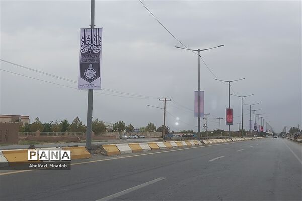 سیاه‌پوش شدن خیابان‌های خلیل‌آباد در ماه محرم