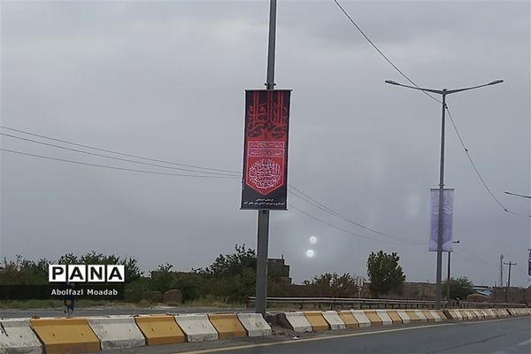 سیاه‌پوش شدن خیابان‌های خلیل‌آباد در ماه محرم