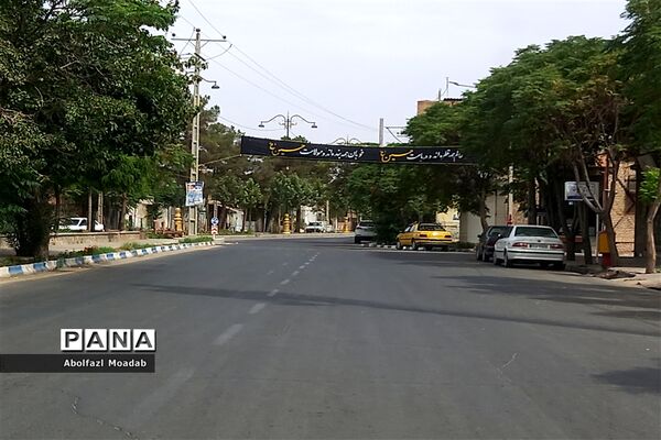 سیاه‌پوش شدن خیابان‌های خلیل‌آباد در ماه محرم