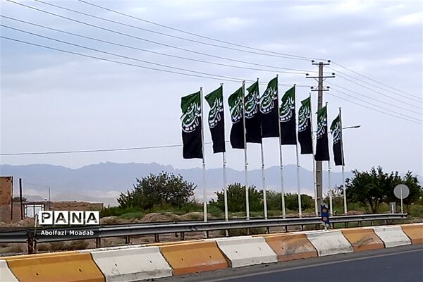 سیاه‌پوش شدن خیابان‌های خلیل‌آباد در ماه محرم