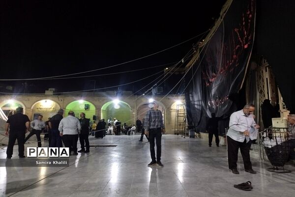 آیین سیاهپوشان مسجد تاریخی چهل اختران قم