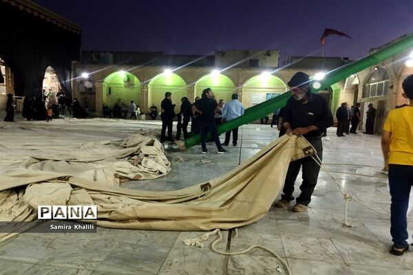 آیین سیاهپوشان مسجد تاریخی چهل اختران قم