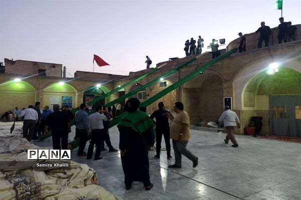 آیین سیاهپوشان مسجد تاریخی چهل اختران قم