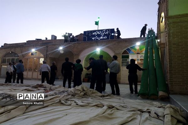 آیین سیاهپوشان مسجد تاریخی چهل اختران قم
