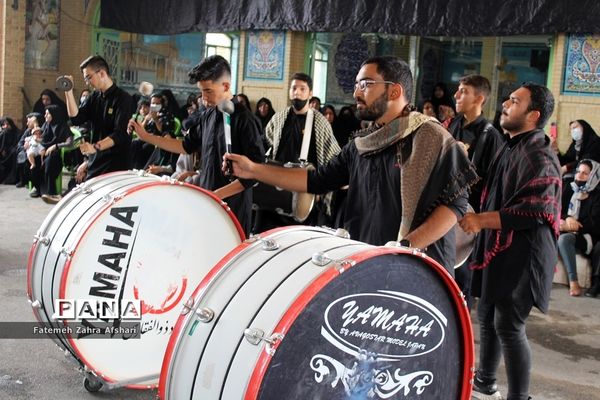 مراسم سنتی سیاه‌پوشان در حسینیه عمرانکو سمنان