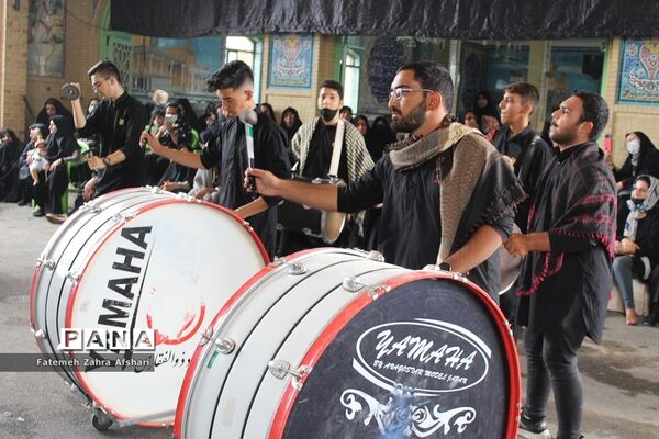 مراسم سنتی سیاه‌پوشان در حسینیه عمرانکو سمنان