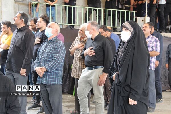 مراسم سنتی سیاه‌پوشان در حسینیه عمرانکو سمنان