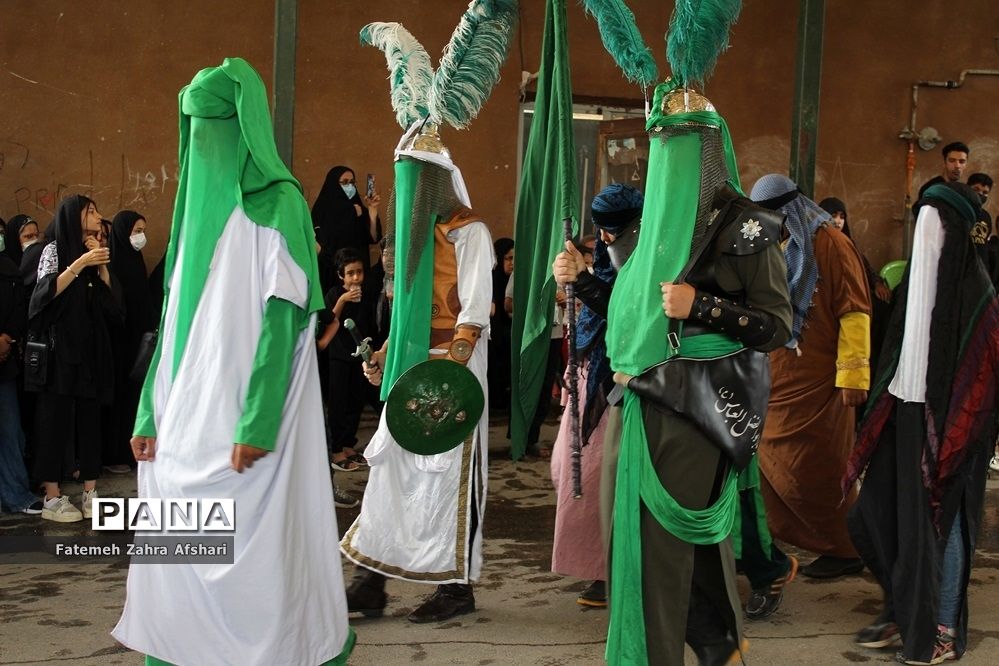 مراسم سنتی سیاه‌پوشان در حسینیه عمرانکو سمنان