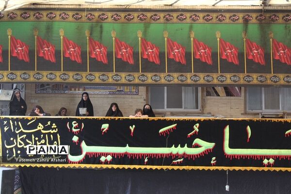 مراسم سنتی سیاه‌پوشان در حسینیه عمرانکو سمنان