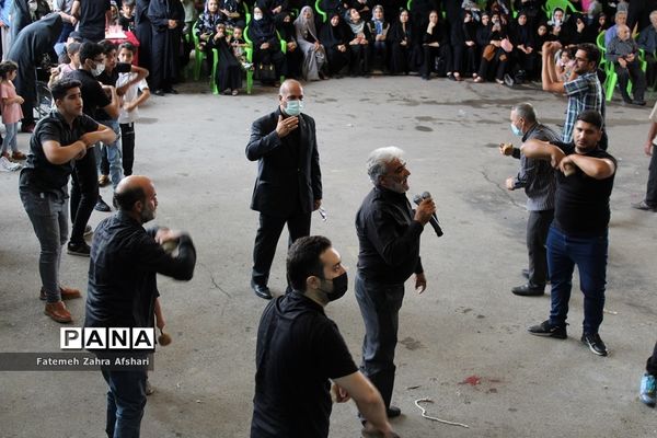 مراسم سنتی سیاه‌پوشان در حسینیه عمرانکو سمنان