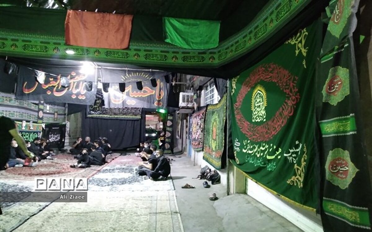 تکیه محرمی شبکه دو برپا شد