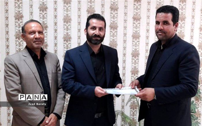 مشاور جوان مدیریت آموزش وپرورش خلیل آباد منصوب شد