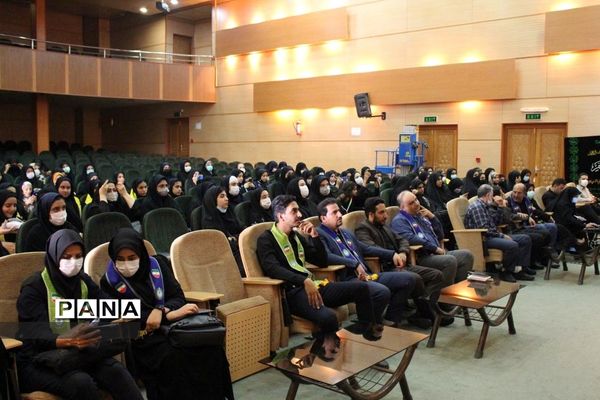 بازدید مسئولان سازمان دانش‌آموزی استان فارس از روند برگزاری همایش دختران بانوی بهشت